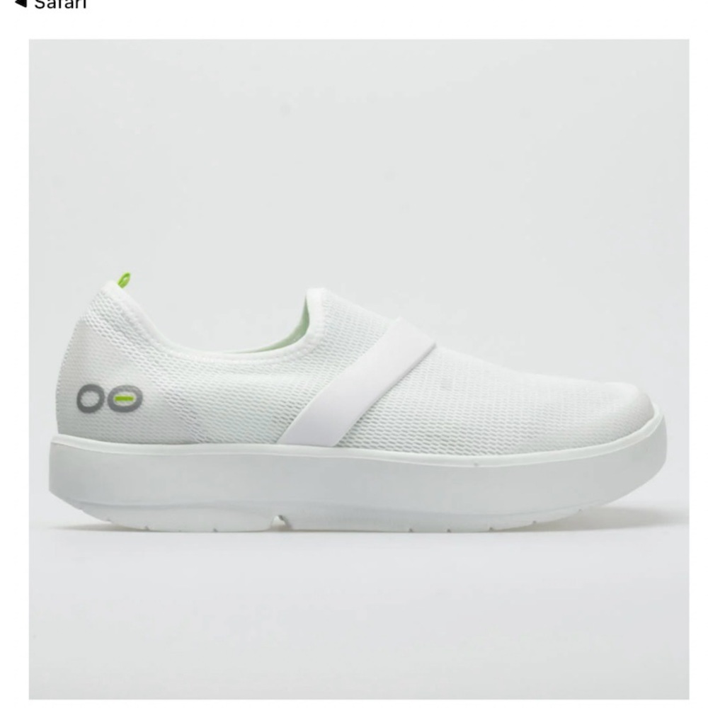 OOFOS OOmg Low Recovery Women's White Slip-On Sneakers Sz. 10 - Picture 4 of 13